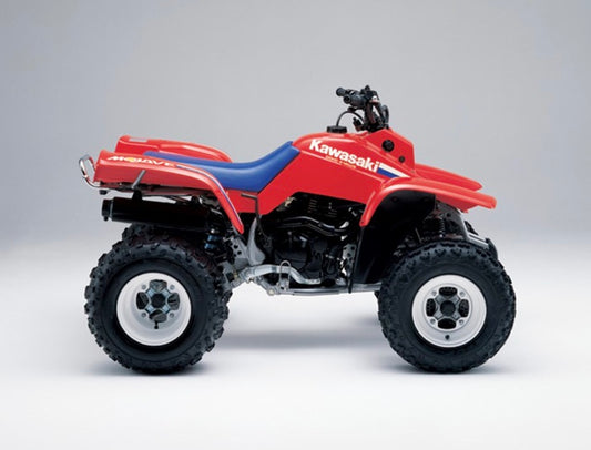 1987 en Kawasaki KXF250 Tecate4 Manual de servicio cuádruple de 4 ruedas