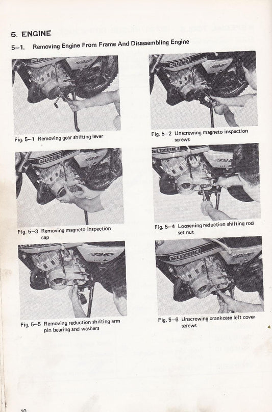 1972-1977 Suzuki TC 125 TC125 Prospector Service Manual