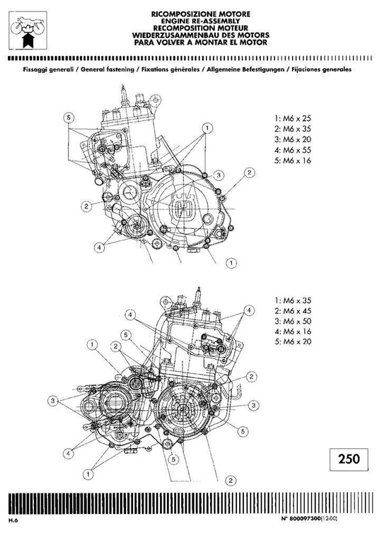 2003 Husqvarna CR250 CR 250 Service Manual