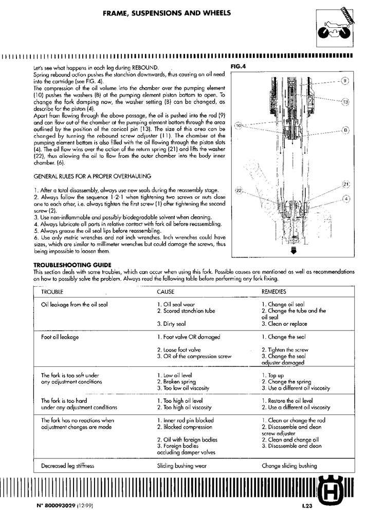 2000 Husqvarna WR250 WR 250 Service Manual