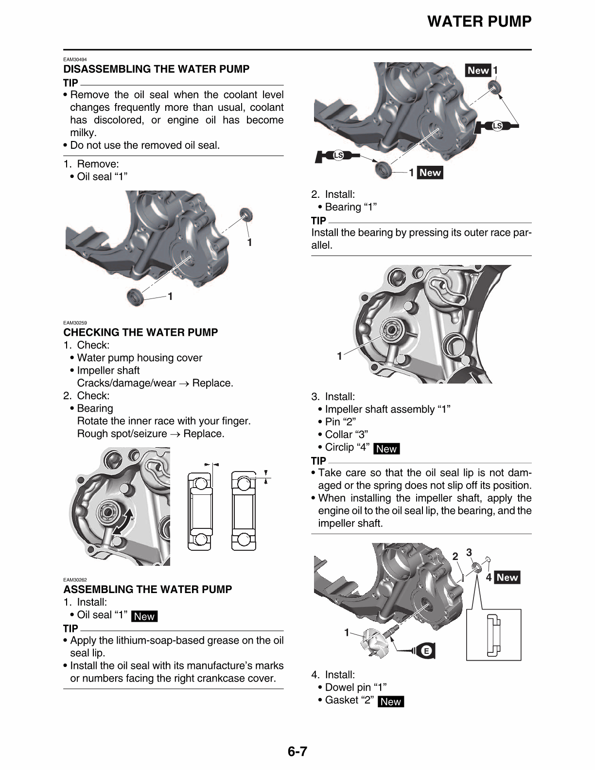 2024-2025 Yamaha YZ450FX Motocross Service Manual