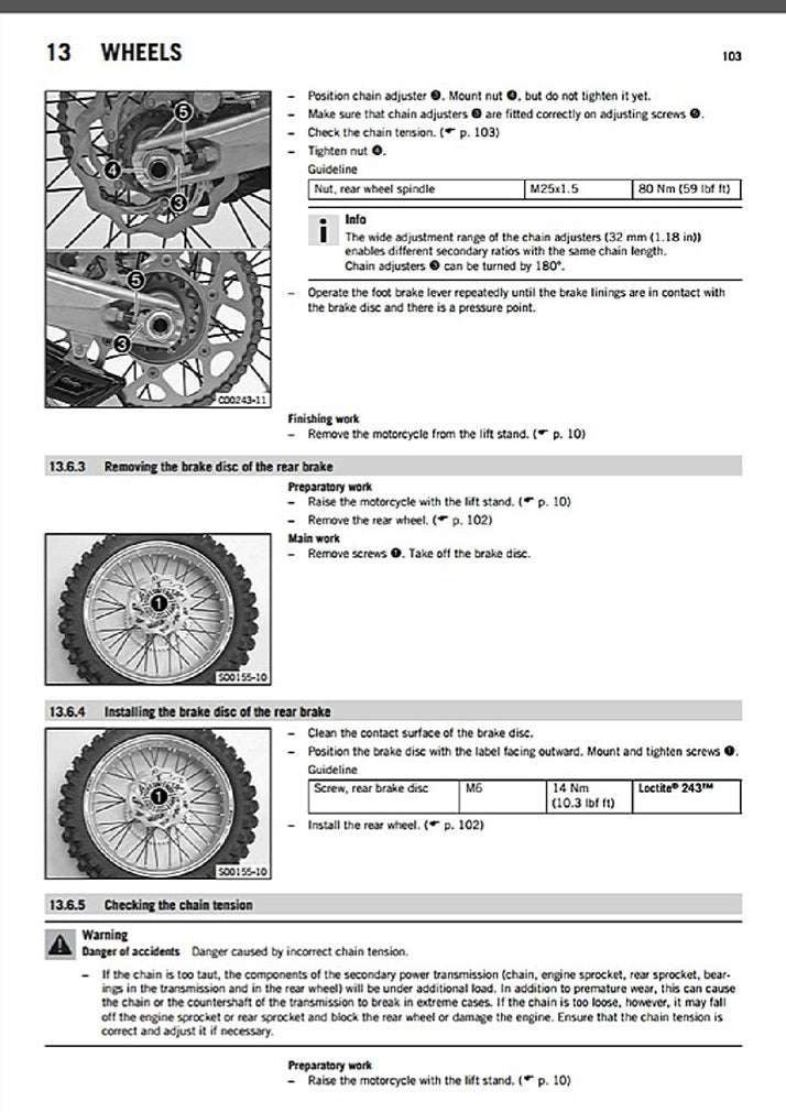 2013 KTM 450 XCF XC-F Service Manual