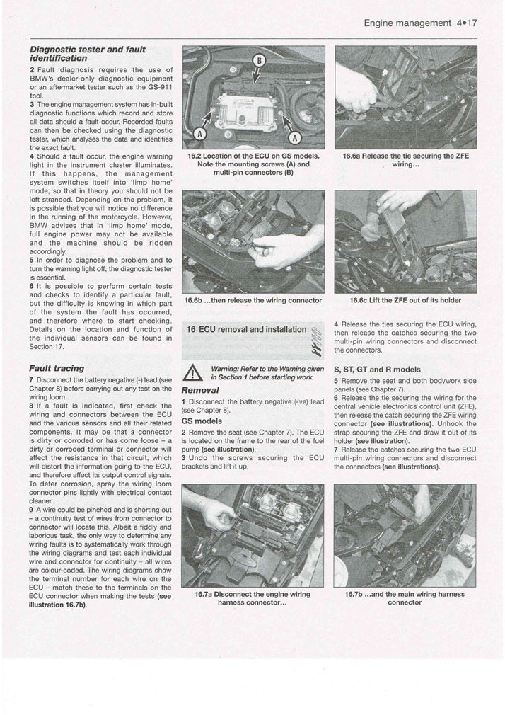 2013-2016 BMW F700 GS F700GS Single Service Manual