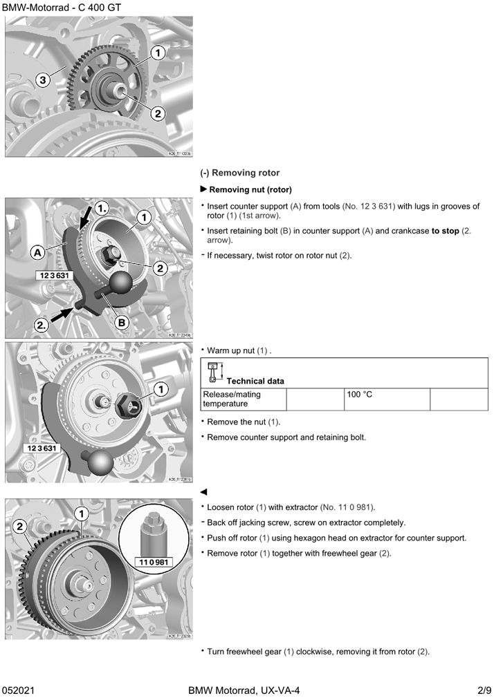 2018on BMW C400 GT K08 Service Manual