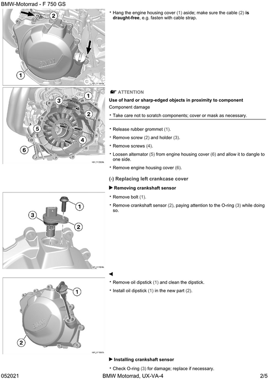 2018on BMW F750 GS Service Manual