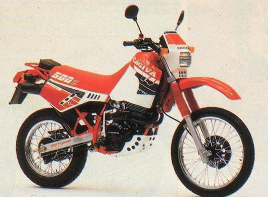 1987-1989 Cagiva T4 500E Manual de servicio