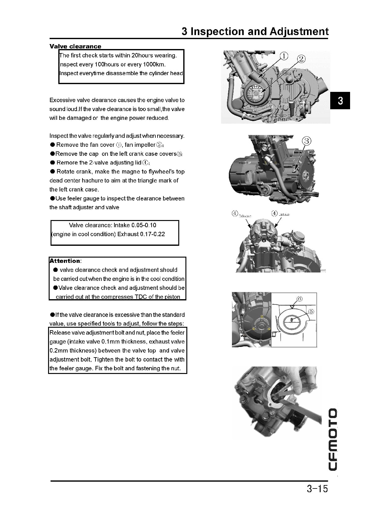 2012 Onwards CFMOTO CF500-6 CF625-6 CF625-3 CF600-3 SxS Service Manual