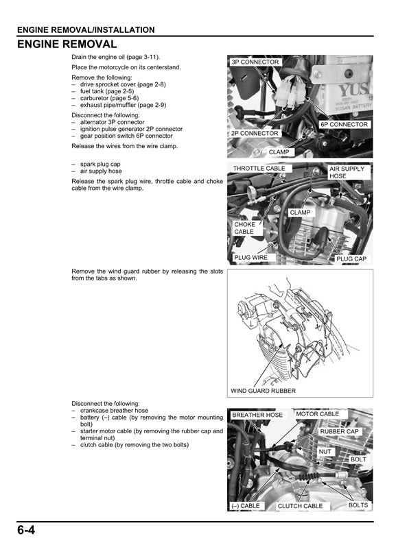 2009 Onwards Honda CGL125 CGL 125 Service Manual