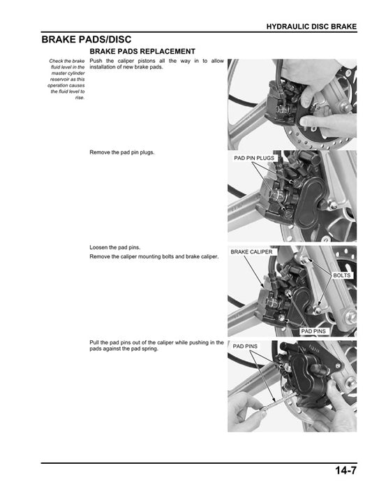 2009 Onwards Honda CGL125 CGL 125 Service Manual