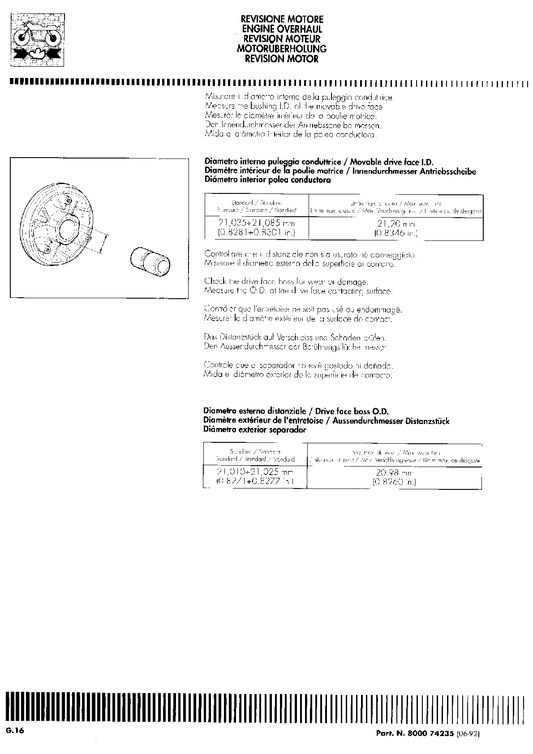 Manual de servicio para scooter Cagiva City 50 cc 1992-1999