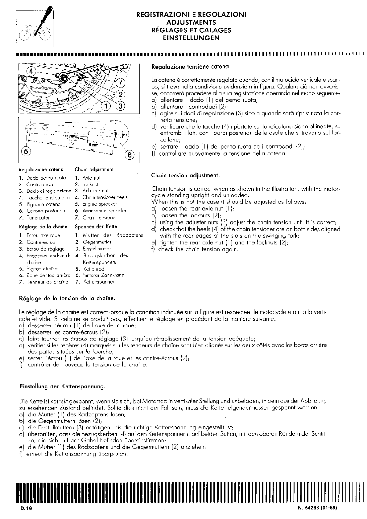 1987-1990 Cagiva Cruiser 125 Service Manual