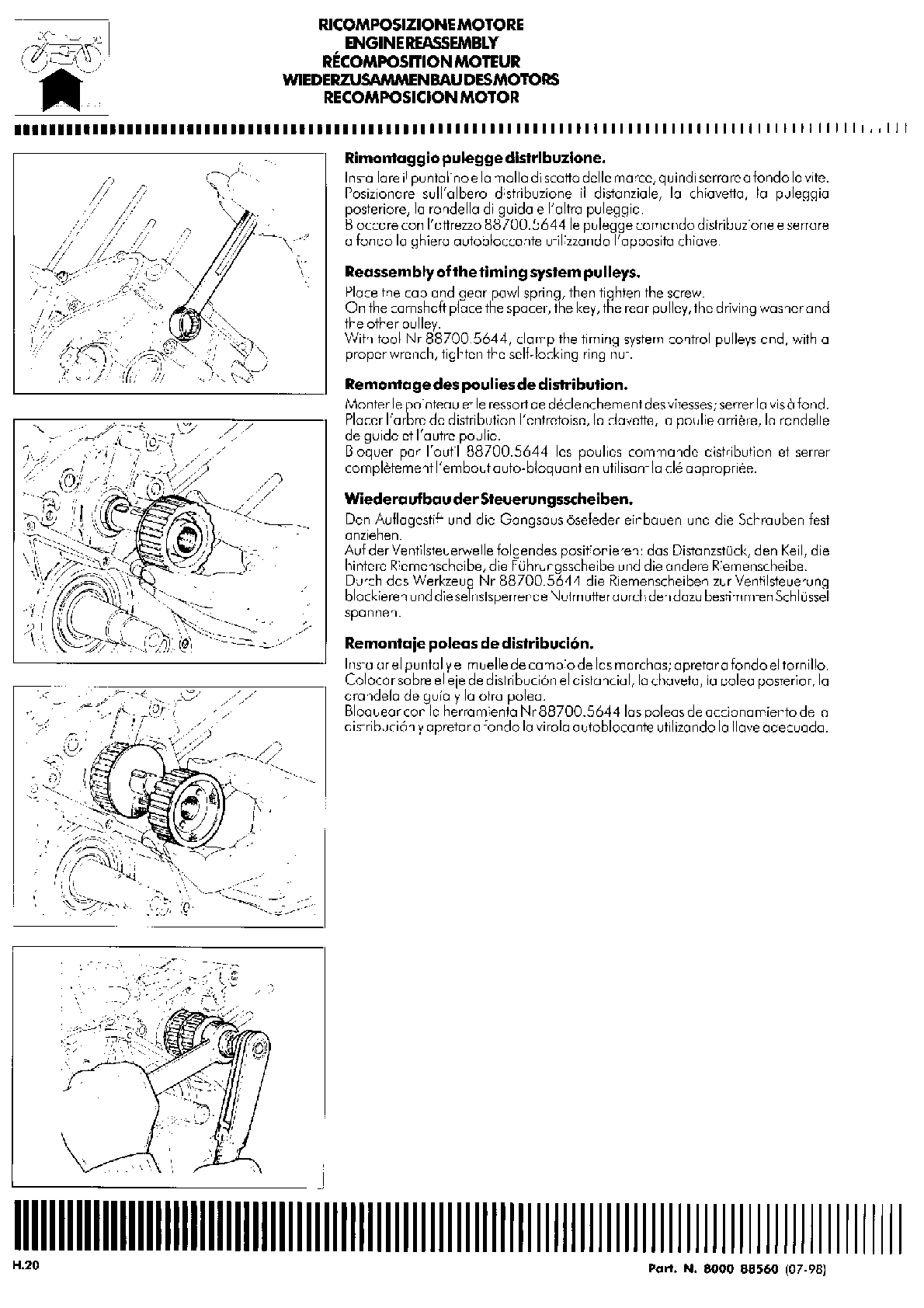 1997-2000 Cagiva Canyon 900 Service Manual