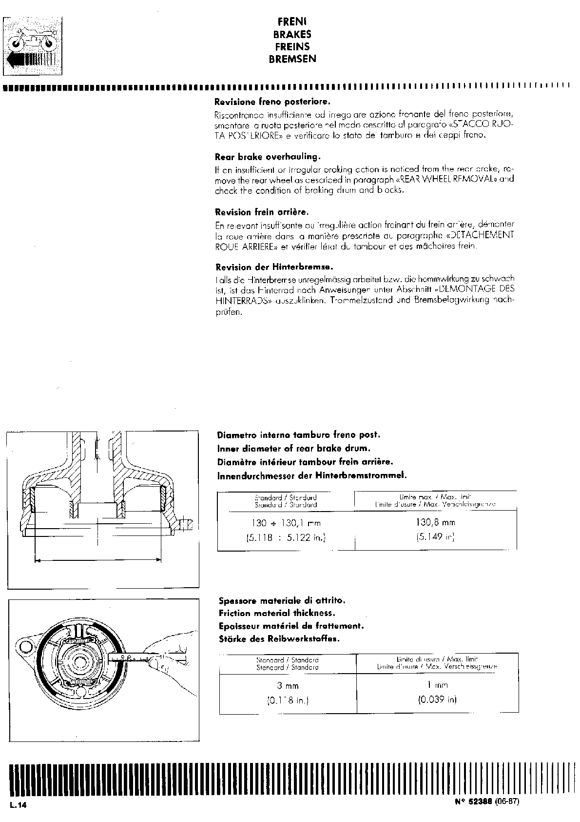 1986-1988 Cagiva T4 350R Service Manual