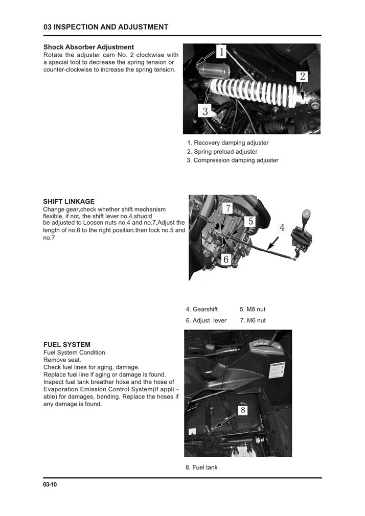 2018 Onwards CFMOTO ZForce 550 500 CF500 CF550 SxS Service Manual