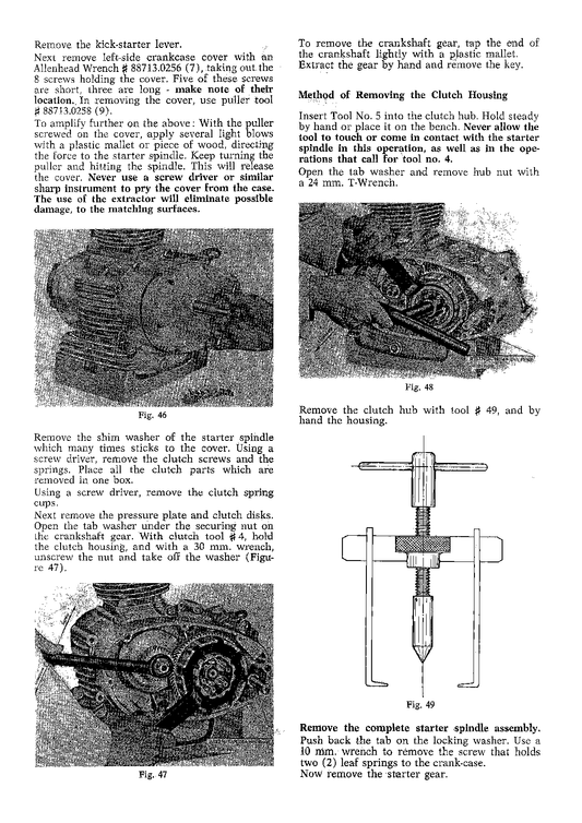 1968-1971 Ducati 350 Scrambler Service Manual