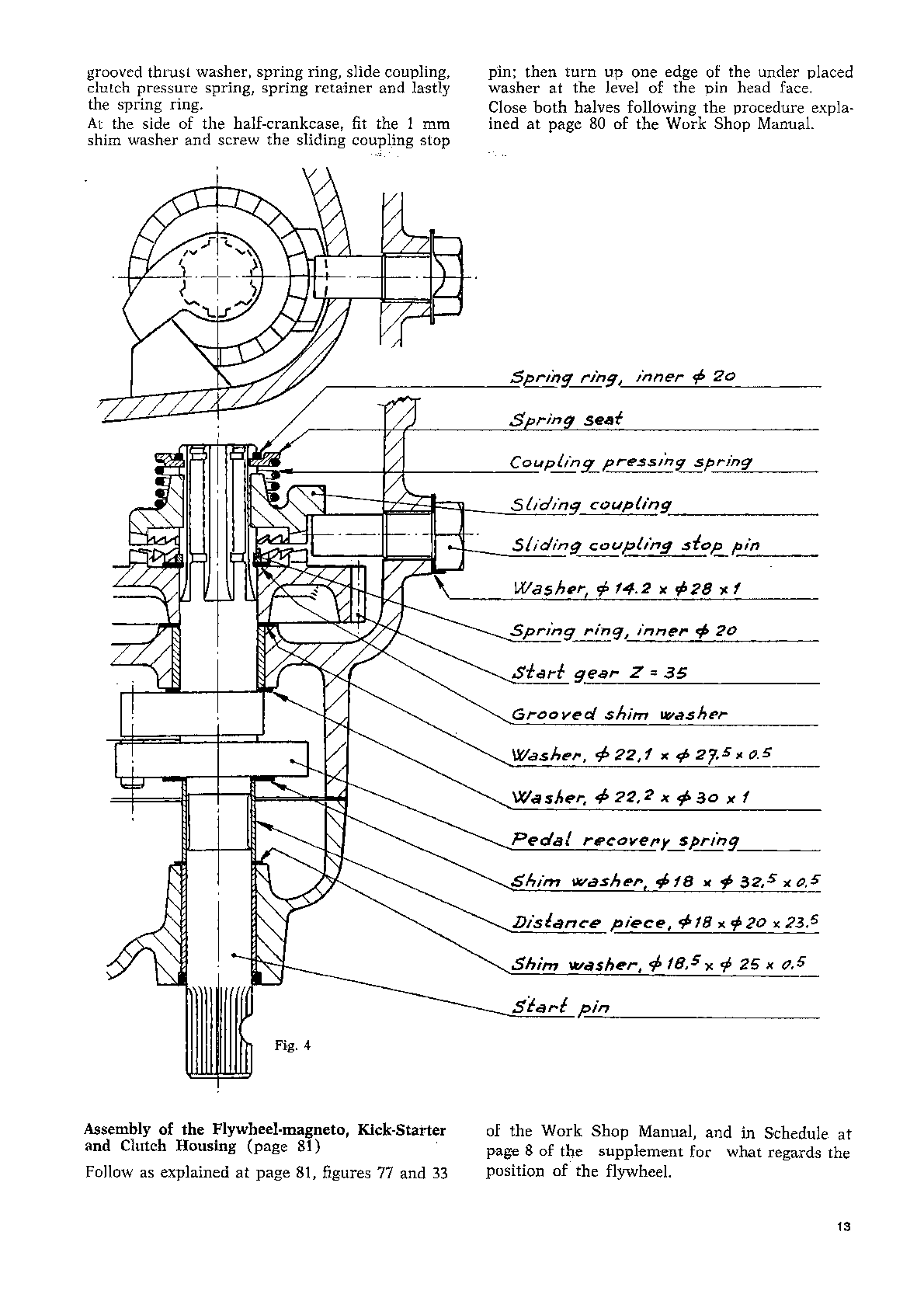 1968-1971 Ducati 350 Scrambler Service Manual