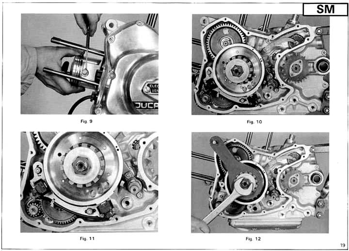1967-1975 Ducati 250 Manual de servicio