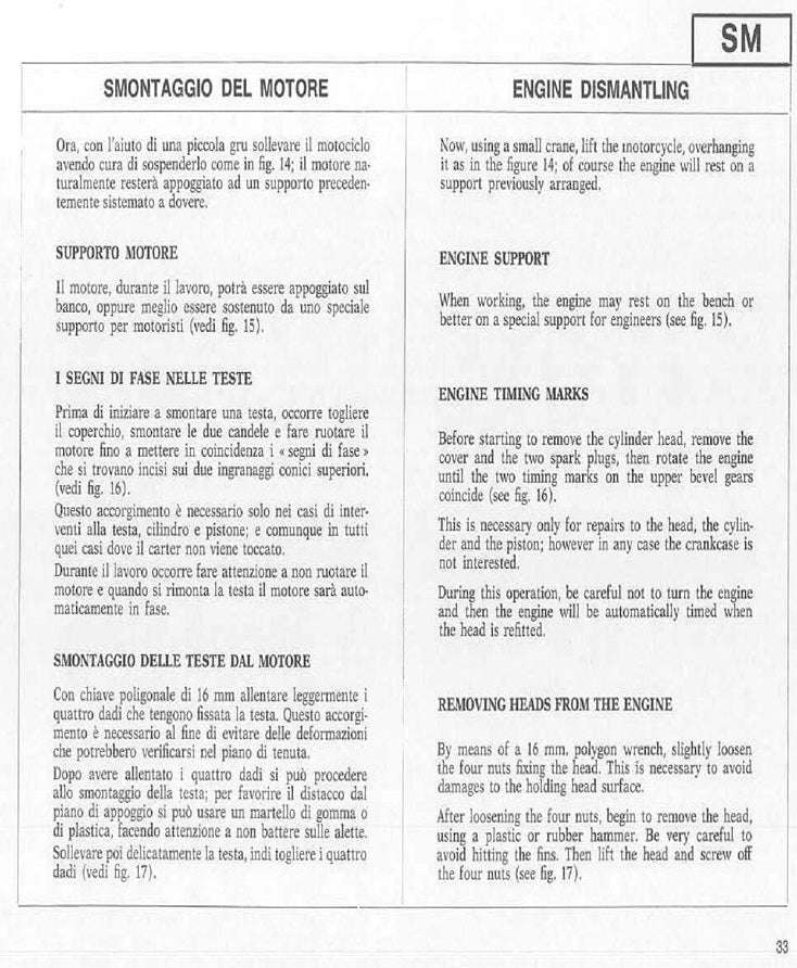1977-1982 Ducati 900 SD Darmah Service Manual