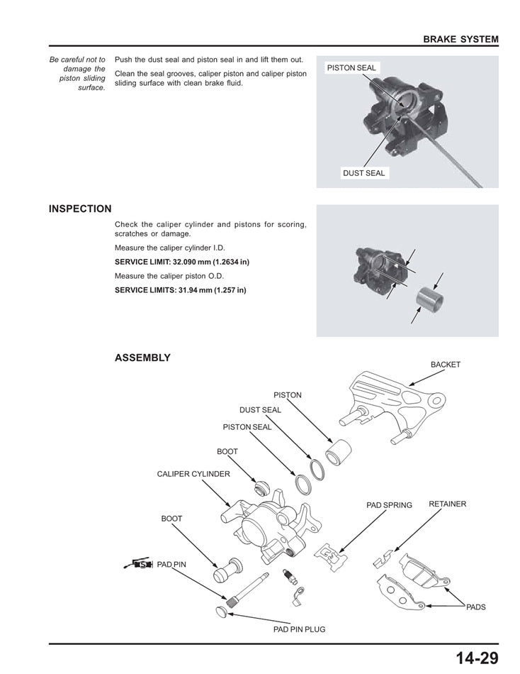 2013 Onwards Honda CB150 Invicta Service Manual