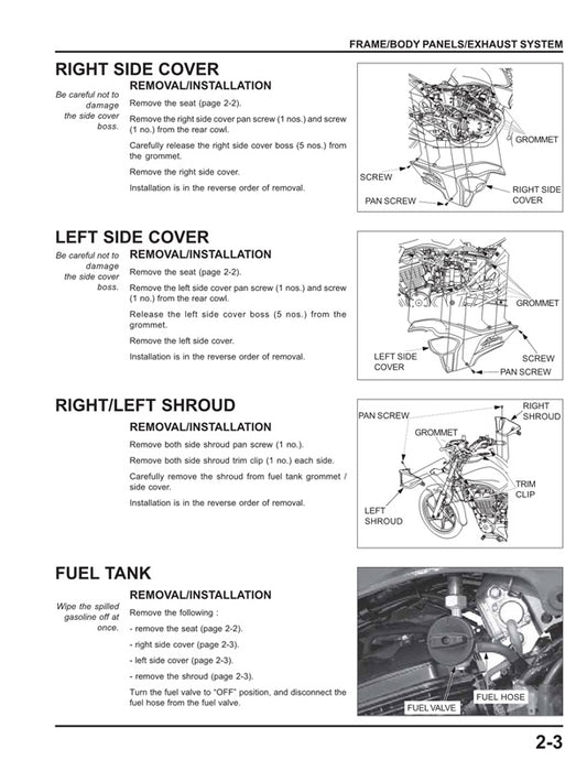 2013 Onwards Honda CB150 Invicta Service Manual
