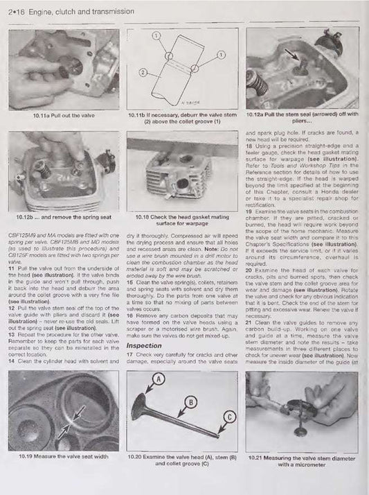 2015-2020 Honda CB 125F CB125F Service Manual