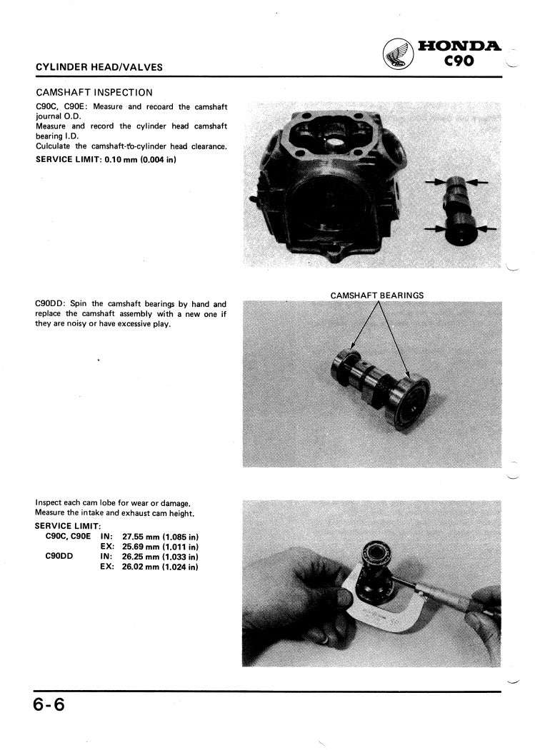 1983on Honda C90 Cub Scooter Service / Workshop / Repair Manual
