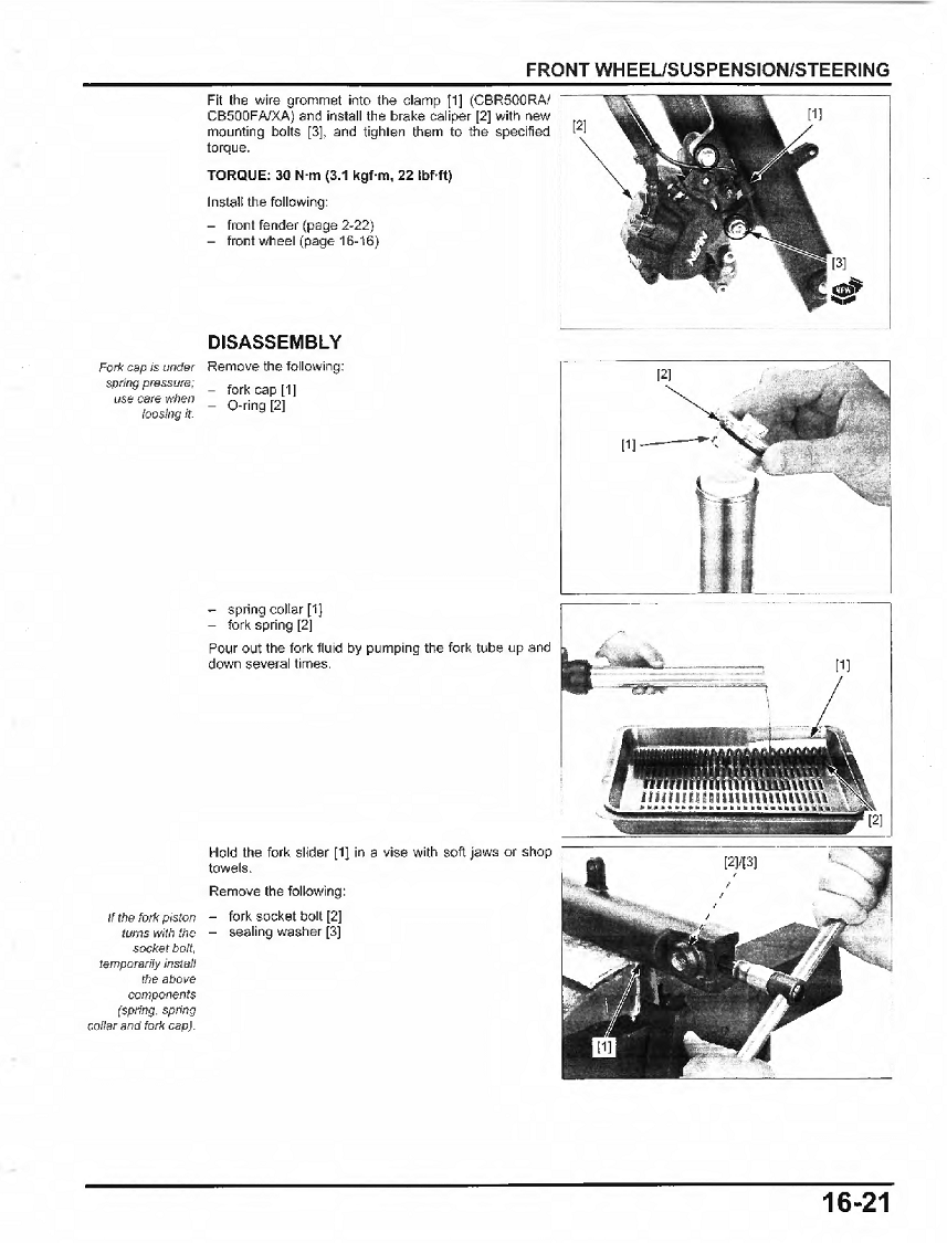 2016-2018 Honda CBR500R RA ABS Service Manual