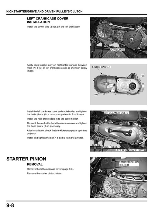 2016 on Honda NAVi 110 Service Manual