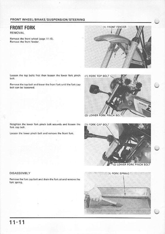 1983 Onwards Honda ST50 Dax Scooter Manual