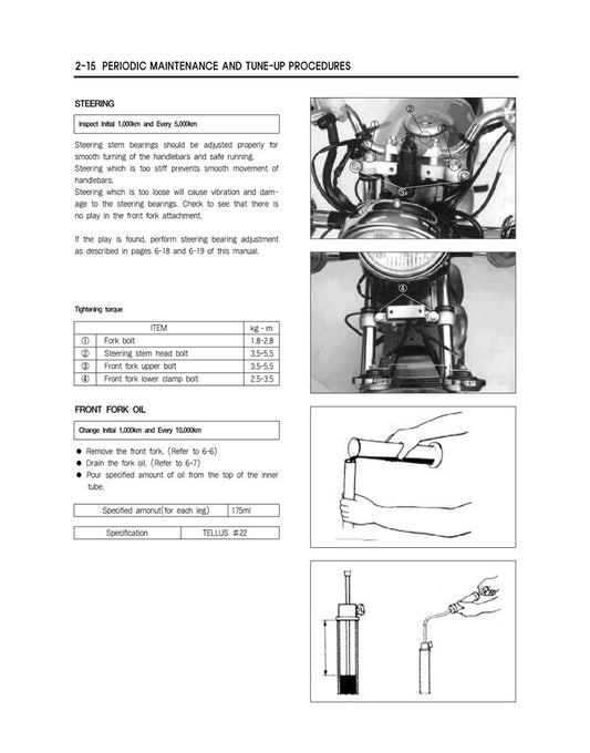2000-2006 Hyosung GF125 GF 125 Service Manual