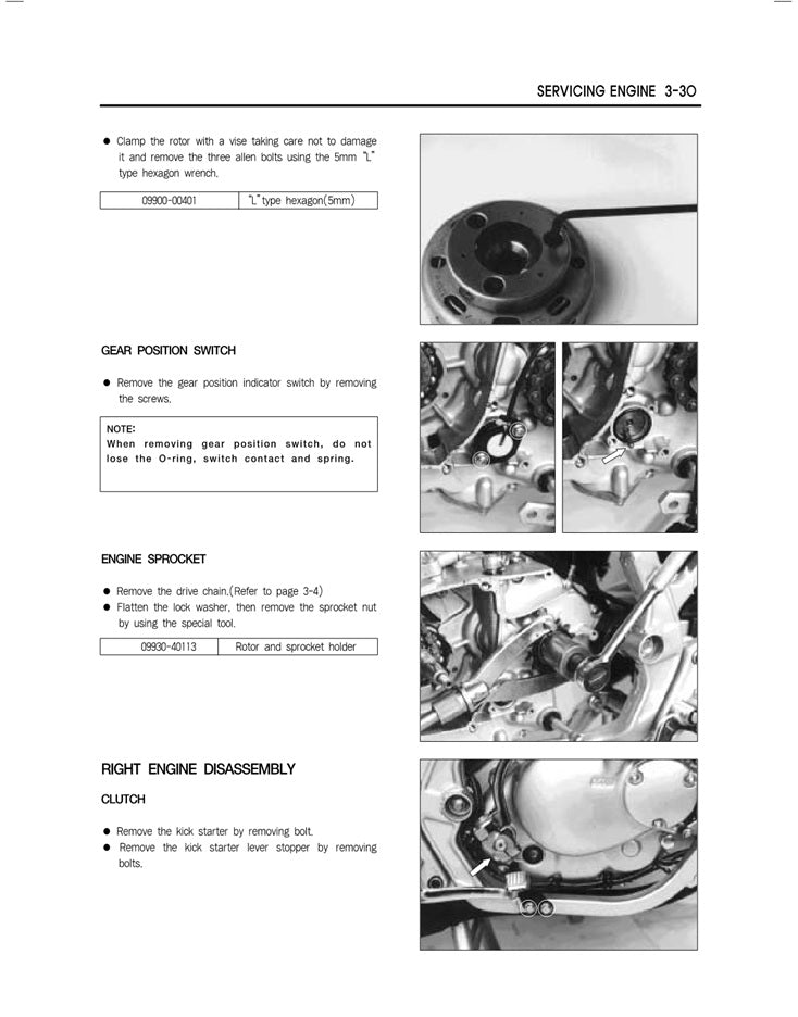 2000-2006 Hyosung GF125 GF 125 Service Manual