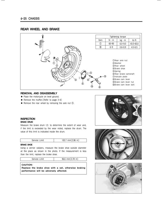 2006 on Hyosung SD50 SD 50 Sense Service Manual