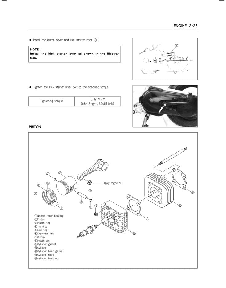 2006 on Hyosung SD50 SD 50 Sense Service Manual