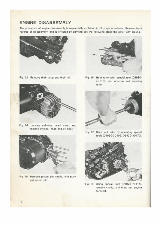 1978-1983 Suzuki JR50 Junior 50 Service Manual