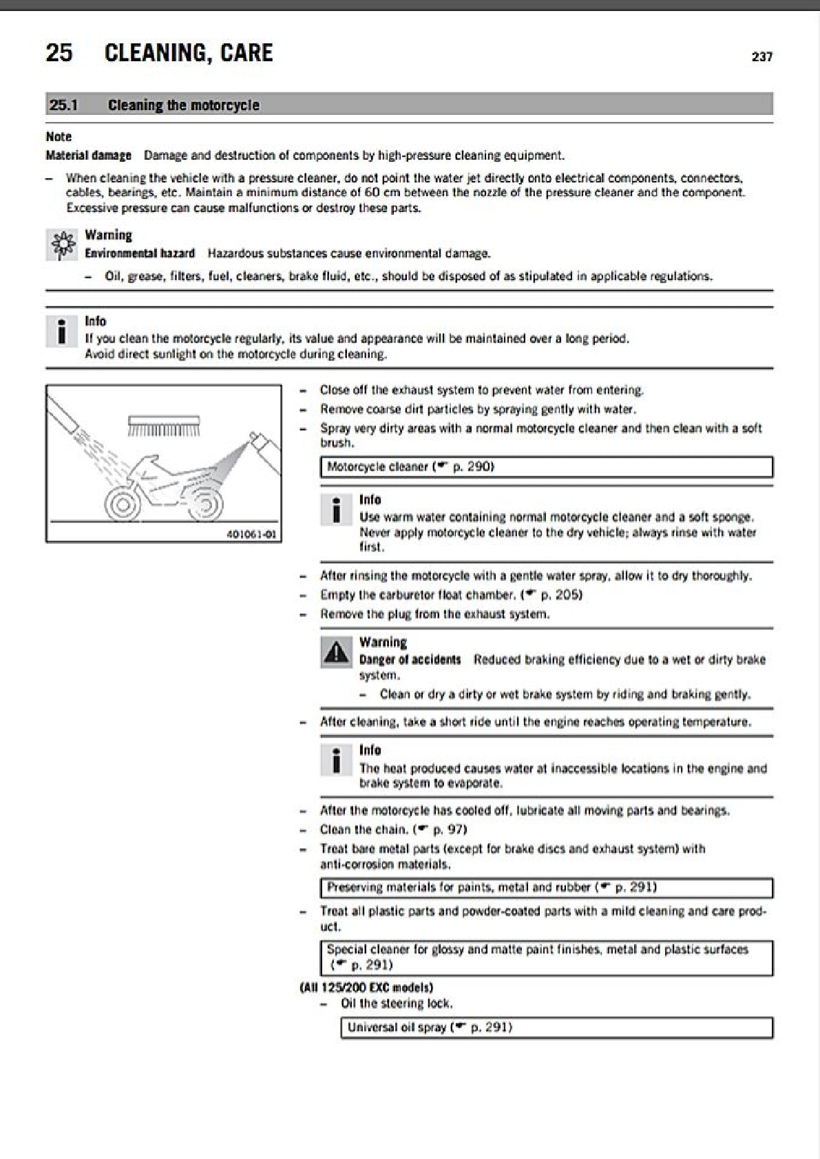 2014-2015 KTM 200EXC 200 EXC EX-C Service Manual