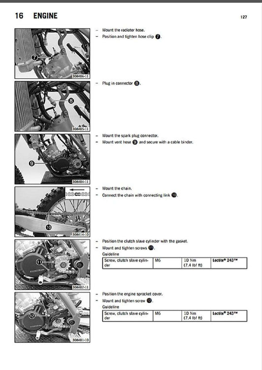 2014 KTM 150 XC 150XC Service Manual