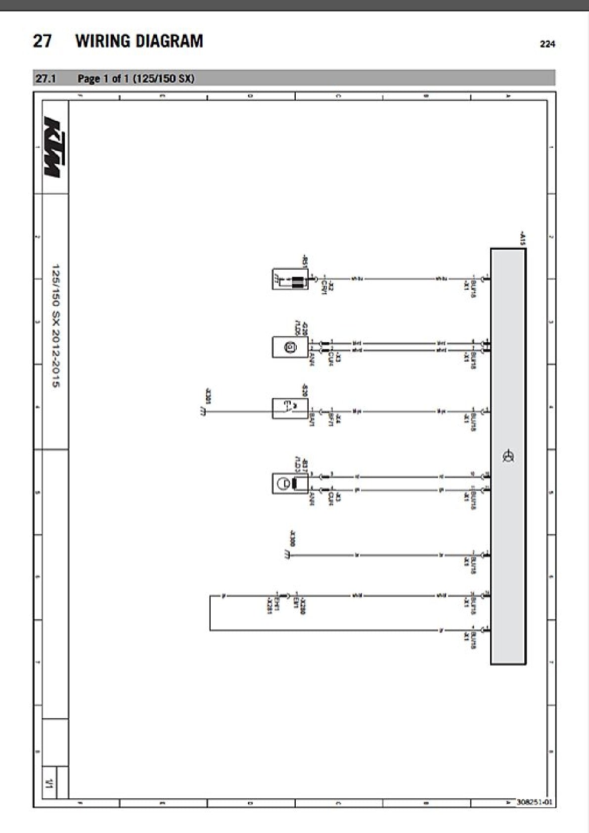 2014 KTM 150 SX 150SX Service Manual