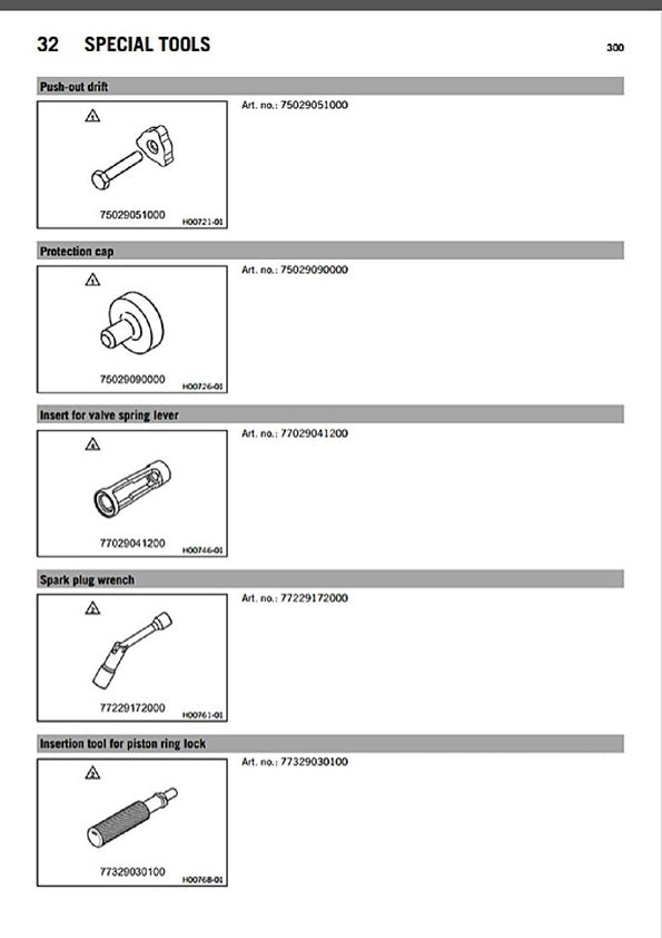2016 KTM 450 SXF SX-F Service Manual