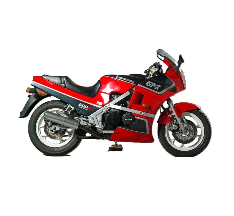 1985-1989 Kawasaki GPZ500R ZX500 Ninja Service Manual – retro