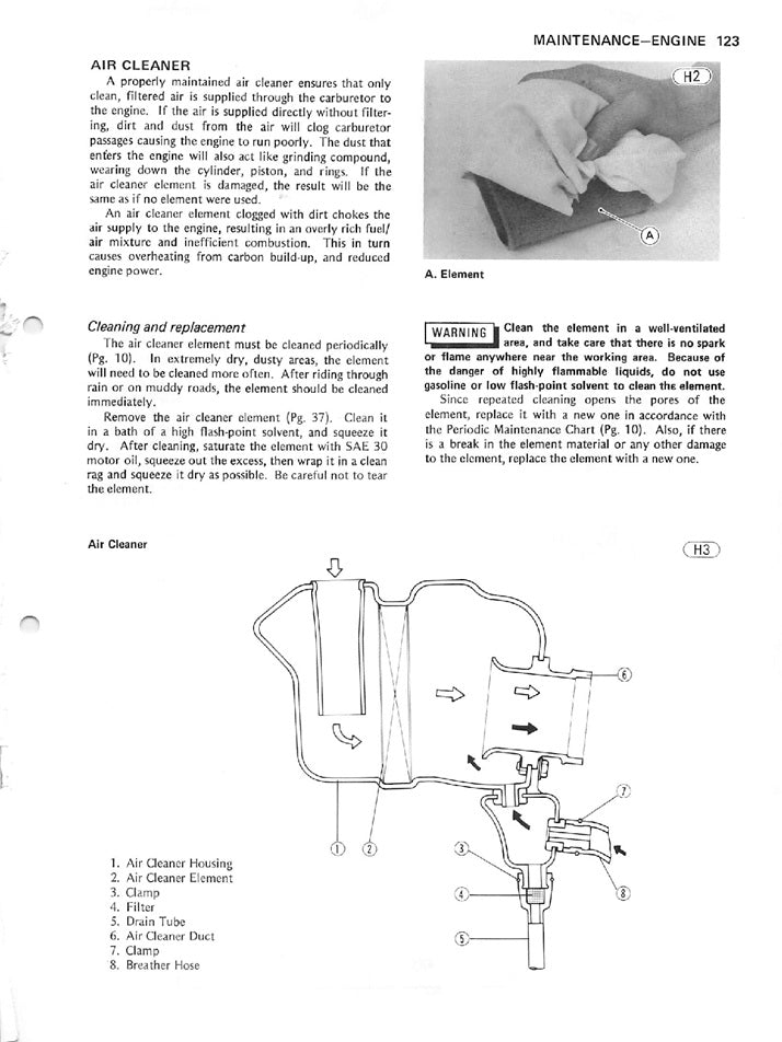 1980-1983 Kawasaki KL250 KL 250 A3 A4 A5 B1 B2 Service Manual