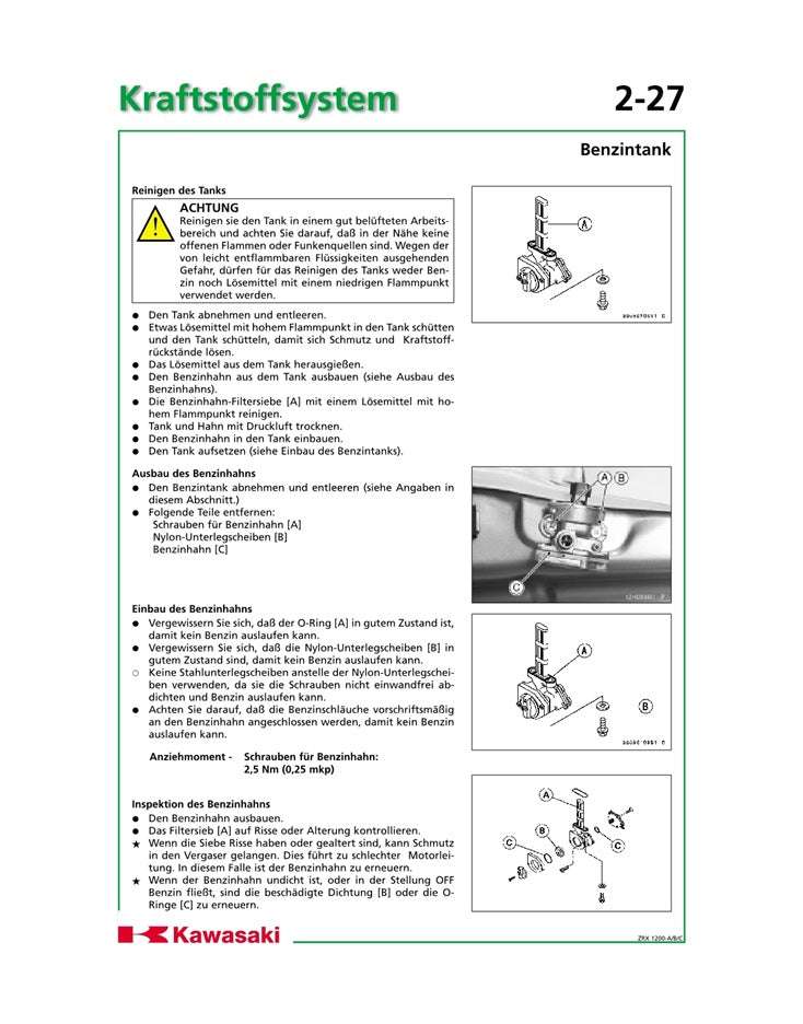 2001 Onwards Kawasaki ZRX1200R ZRX 1200 R Service Manual