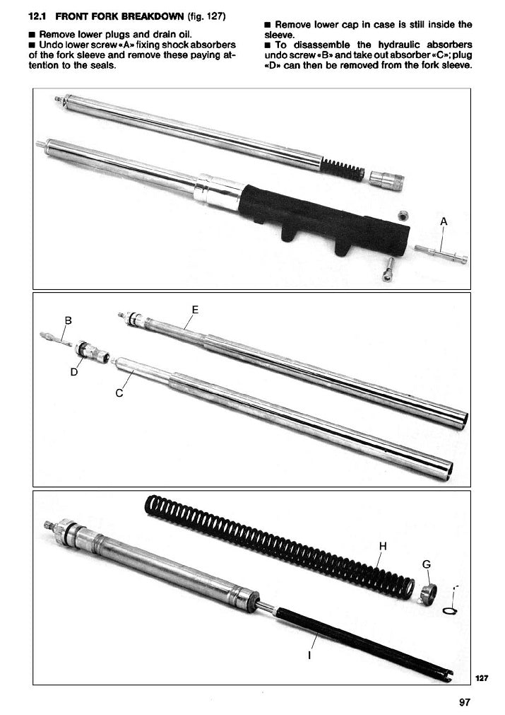1983 to 1985 Moto Guzzi V50 Monza II 500 Service Manual