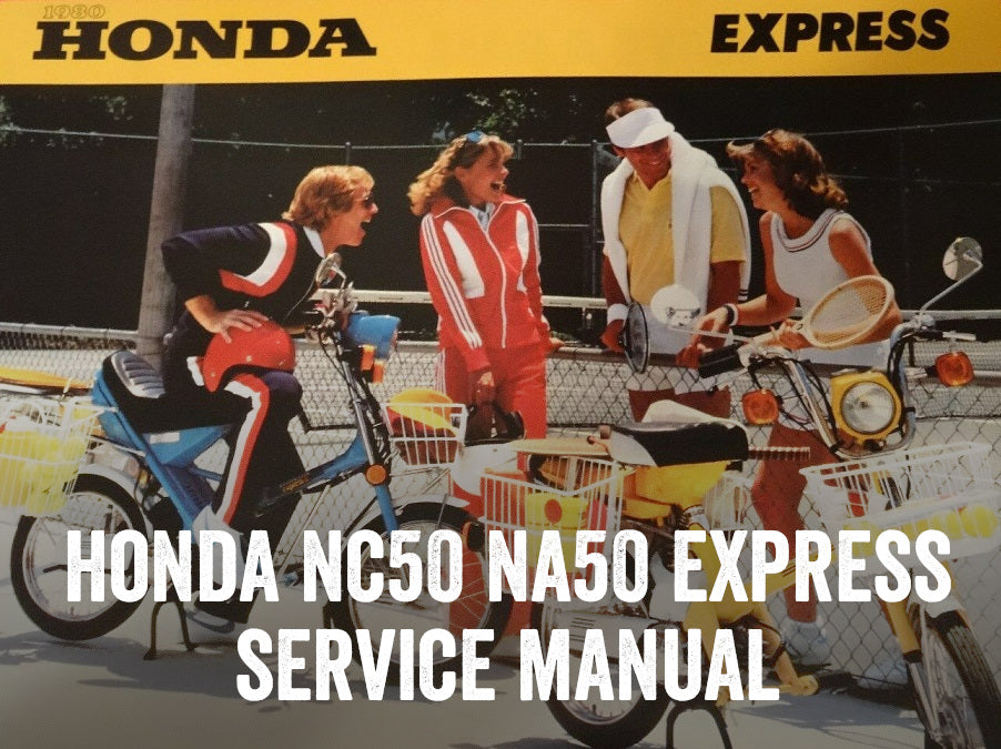 Honda Express Moped Service Manual – 1977-1982 NC50 / NA50 – Original Paper Shop Book