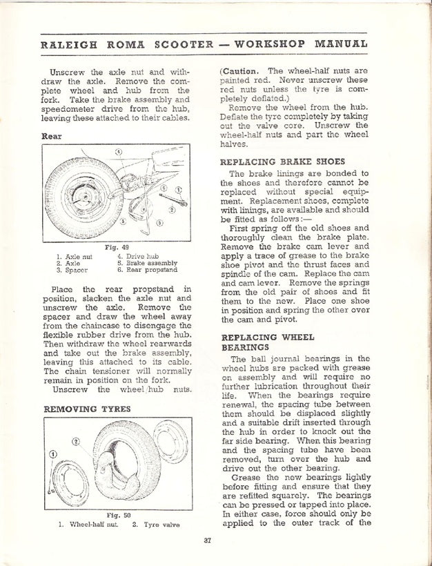 1969-1977 Honda PS50 Sportmoped-Roller-Handbuch