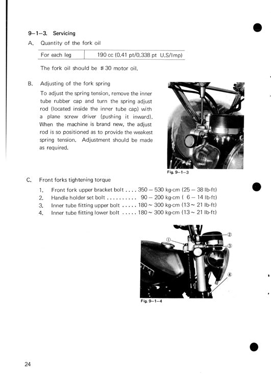 1971-1973 Suzuki TS 185 TS185 Service Manual