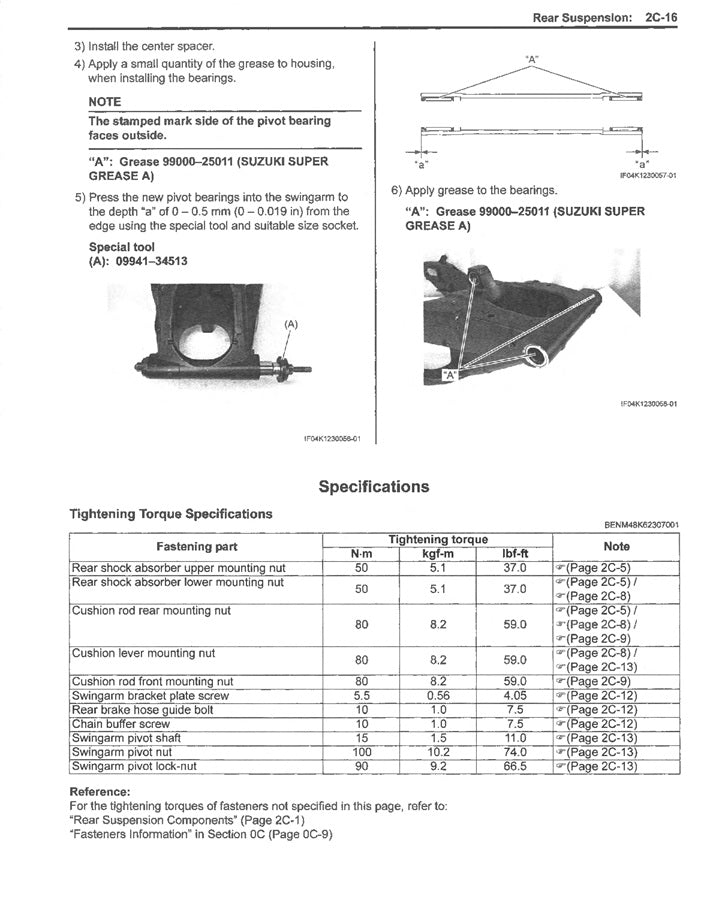 2021 Onwards Suzuki GSXS1000GT GSX-S 1000 GT Service Manual