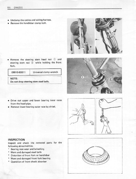 1982-1988 Suzuki CS50 CS 50 Roadie Scooter Service Manual