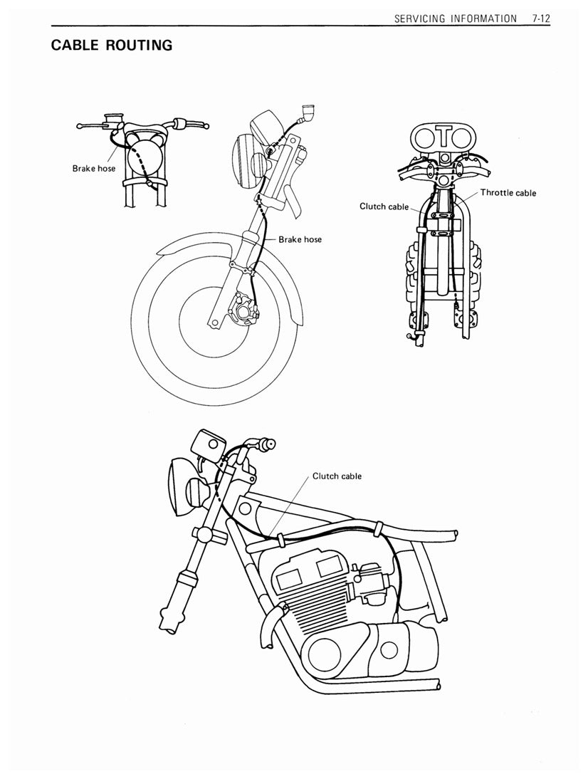 1980-1982 Suzuki GSX250 GSX250E GSX 250 Twin Service Manual
