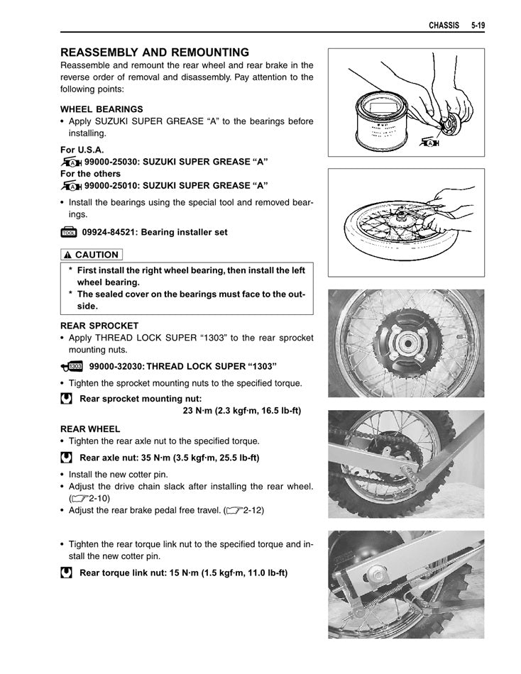 2001 Onwards Suzuki JR80 JR 80 Service Manual