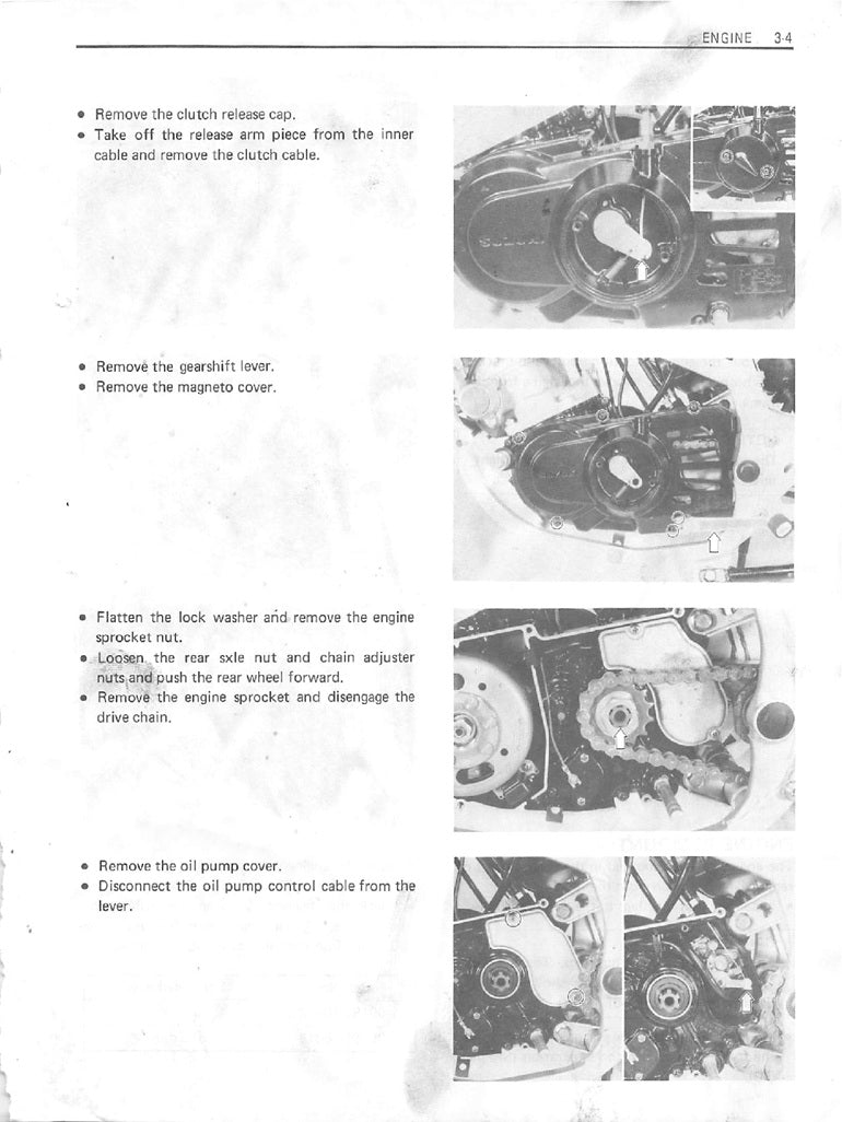 1985-1988 Suzuki RG125 Gamma Service Manual